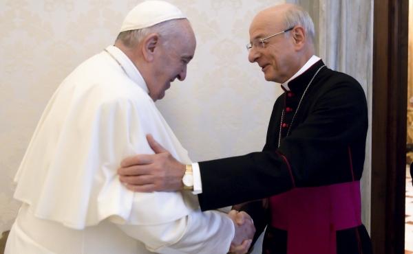 Papa Francisco e Mons. Fernando Ocáriz, Prelado do Opus Dei