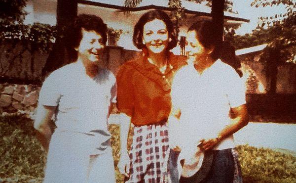 Leti, Isabelle y Tita, à leur arrivée au Congo 1982