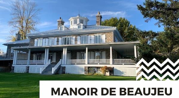 Manoir De Beaujeu facing St-Laurence river.