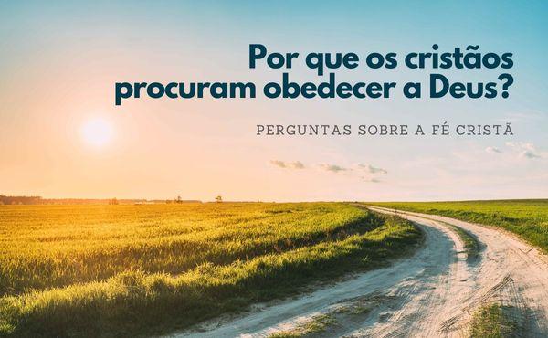 Preguntas sobre la fe cristiana ¿Por qué buscamos obedecer a Dios? «Mi alimento es hacer la voluntad del que me ha enviado y llevar a cabo su obra» (Juan 4, 34). Así describe Jesús toda su vida: una llamada a la libertad y el servicio por amor.