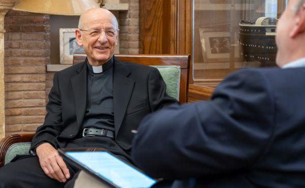 Msgr. Fernando Ocáriz in an interview