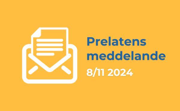 Ikon prelatens meddelande november 2024