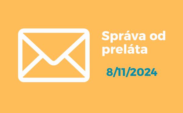 icono carta mensaje del prelado mes de noviembre