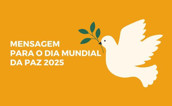 Pomba que ilustra a mensagem para o Dia Mundial da Paz 2025