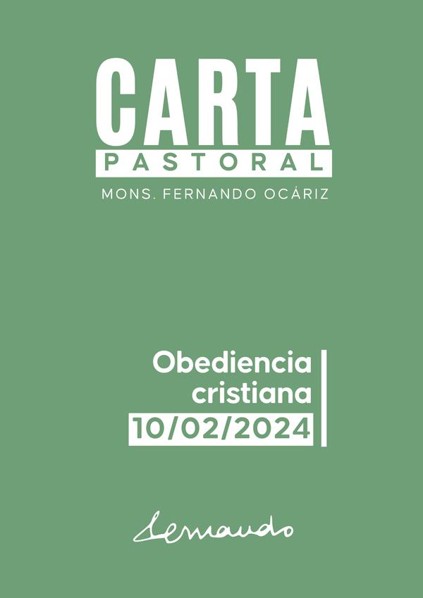En esta carta el prelado del Opus Dei reflexiona sobre la obediencia, a la luz del mensaje cristiano y de la realidad vocacional de la Obra.