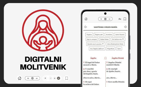 Digitalni molitvenik s kršćanskim molitvama i pobožnostima.
