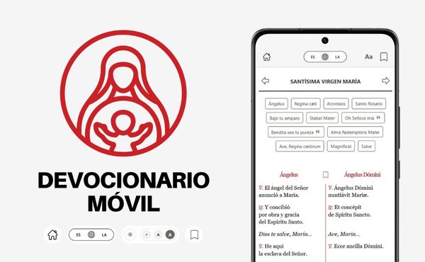 Devocionario móvil con las oraciones y devociones cristianas.