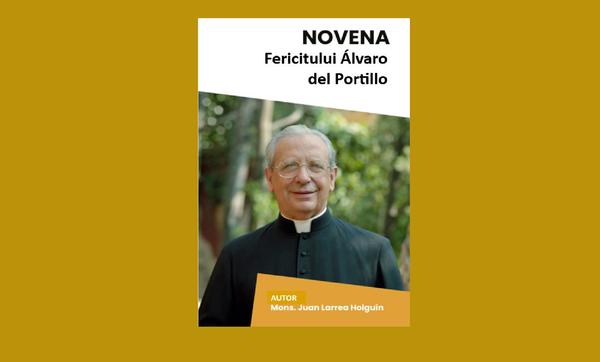 Portada de la novena al beato Álvaro del Portillo