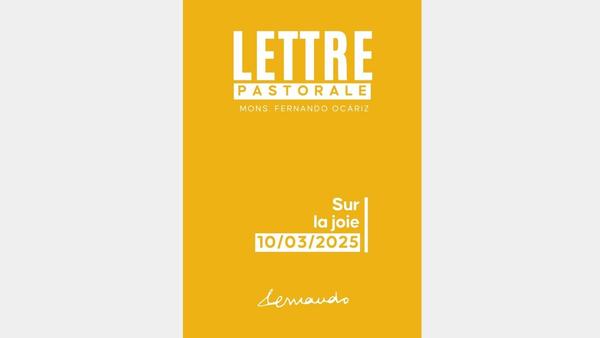 couverture de la lettre du prélat de l’Opus Dei sur la joie.