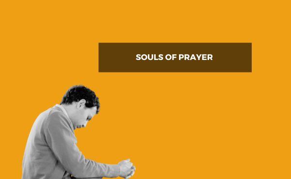 Young man praying