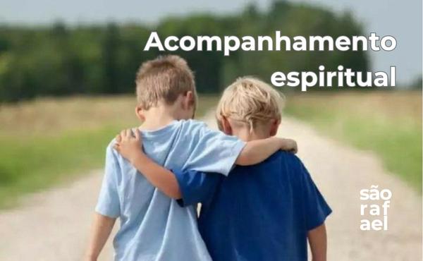 Sacerdote com um leigo, ilustrando um artigo sobre o acompanhamento espiritual ou direção espiritual