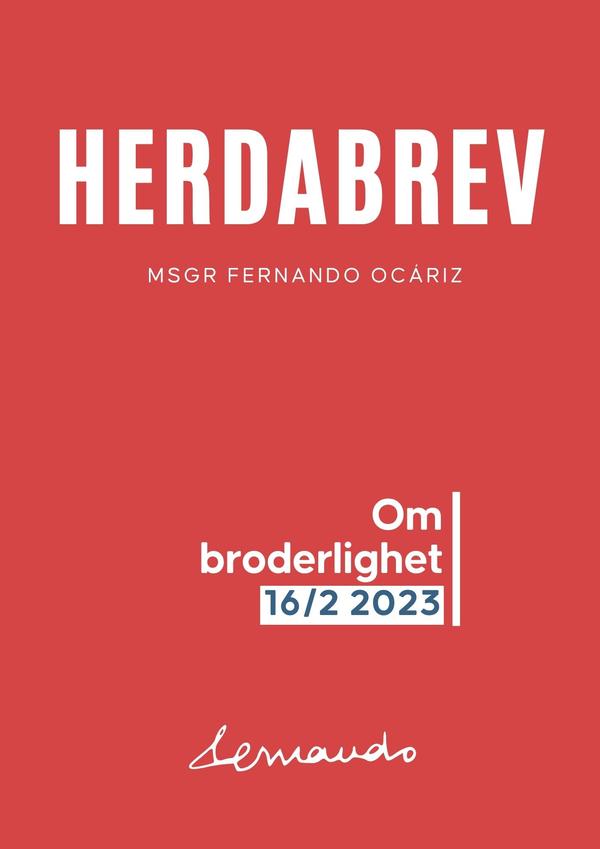 Prelatens brev om broderlighet